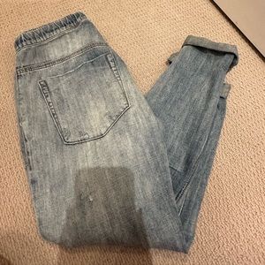 ONETEASPOON Shabbies drawstring boyfriend jean